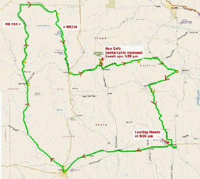 2006 TeXSive Rally Map
